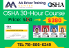 建筑行业OSHA 30 Hour课程火热报名中！！！