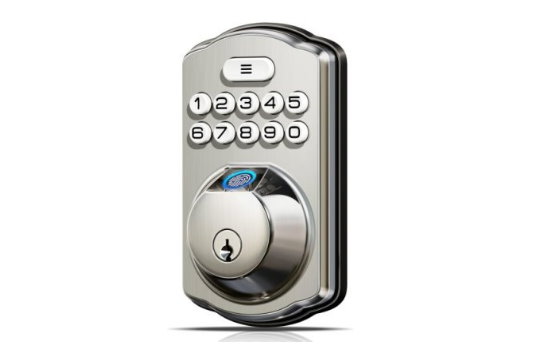 Veise指纹智能门锁限时40%折扣！无钥匙电子门锁仅$42.08入手